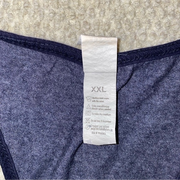 A.M.S. “Only God Can Judge Me” 2Pac Tupac Tank Top Navy Blue Men Size 2XL XXL - Picture 7 of 8